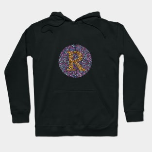 Letter R Ishihara Test Hoodie